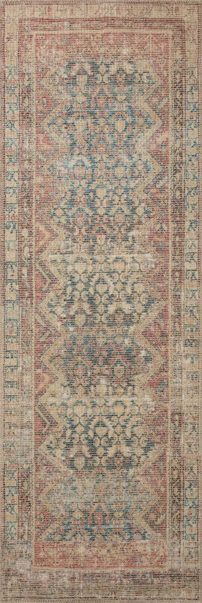 Aubrey AUB-03 Ocean / Spice Area Rug by Angela Rose x Loloi