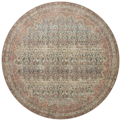 Aubrey AUB-03 Ocean / Spice Area Rug by Angela Rose x Loloi