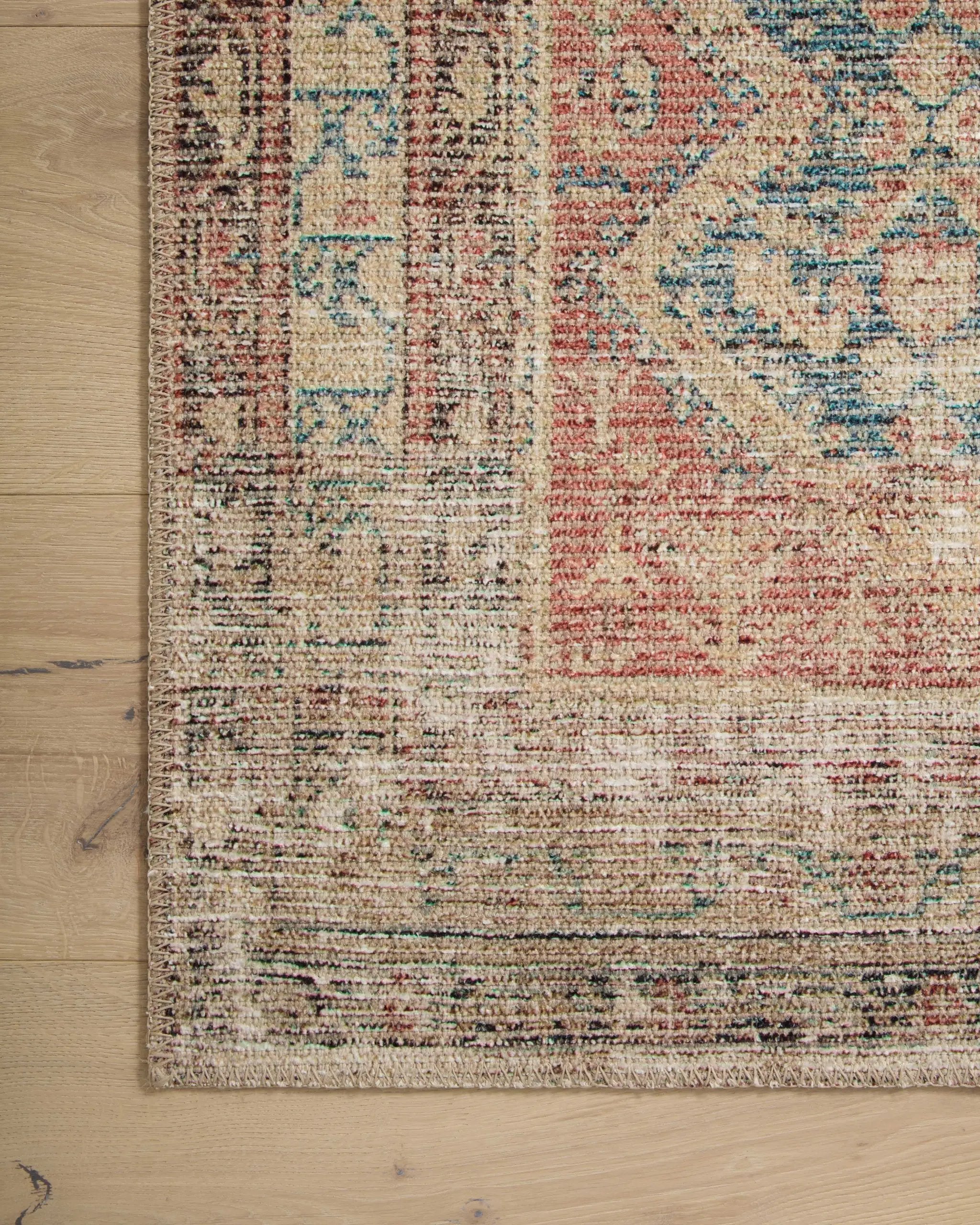 Aubrey AUB-03 Ocean / Spice Area Rug by Angela Rose x Loloi