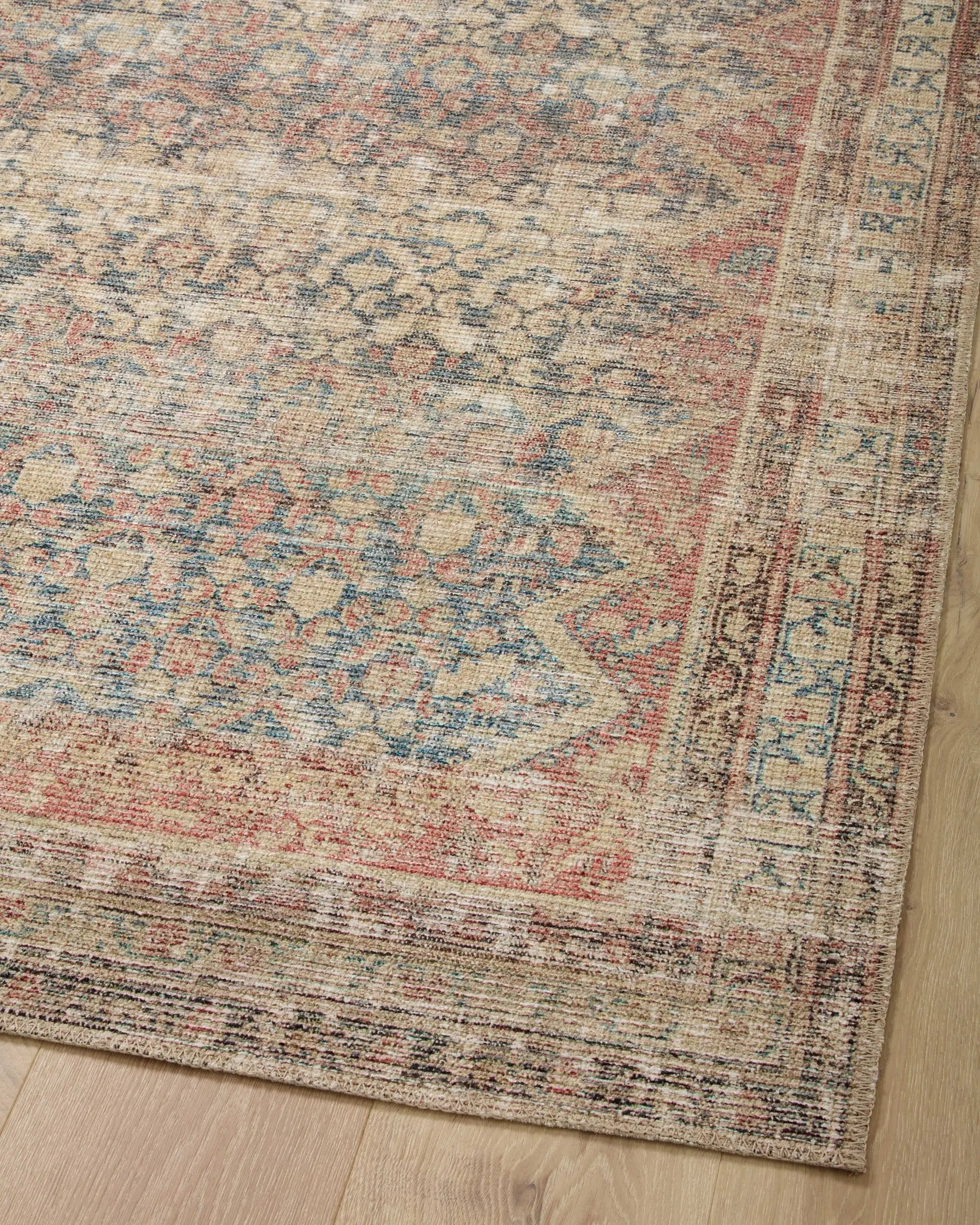 Aubrey AUB-03 Ocean / Spice Area Rug by Angela Rose x Loloi