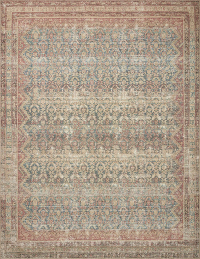 Aubrey AUB-03 Ocean / Spice Area Rug by Angela Rose x Loloi
