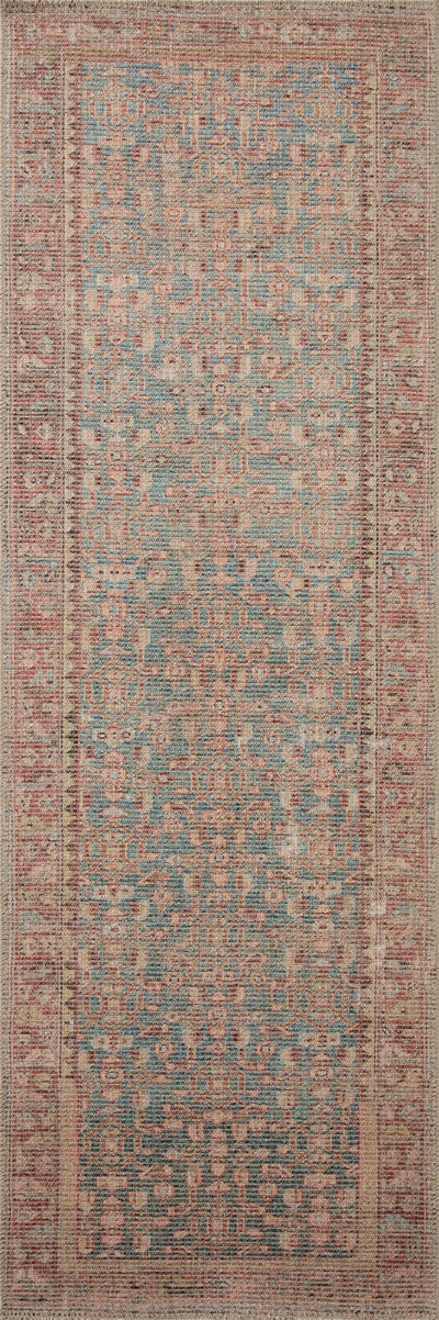 Angela Rose x Loloi Aubrey AUB-04 Blue / Terracotta Area Rug