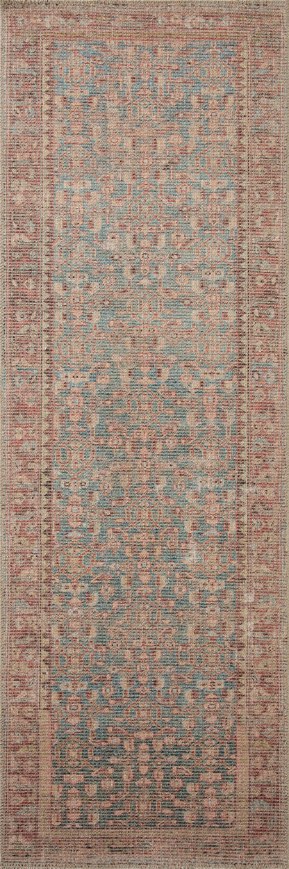 Angela Rose x Loloi Aubrey AUB-04 Blue / Terracotta Area Rug
