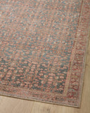 Angela Rose x Loloi Aubrey AUB-04 Blue / Terracotta Area Rug