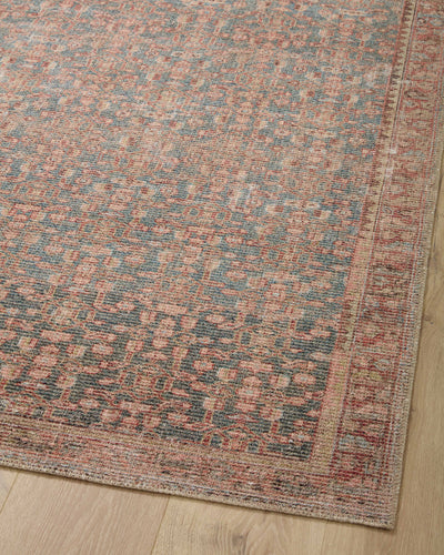 Angela Rose x Loloi Aubrey AUB-04 Blue / Terracotta Area Rug