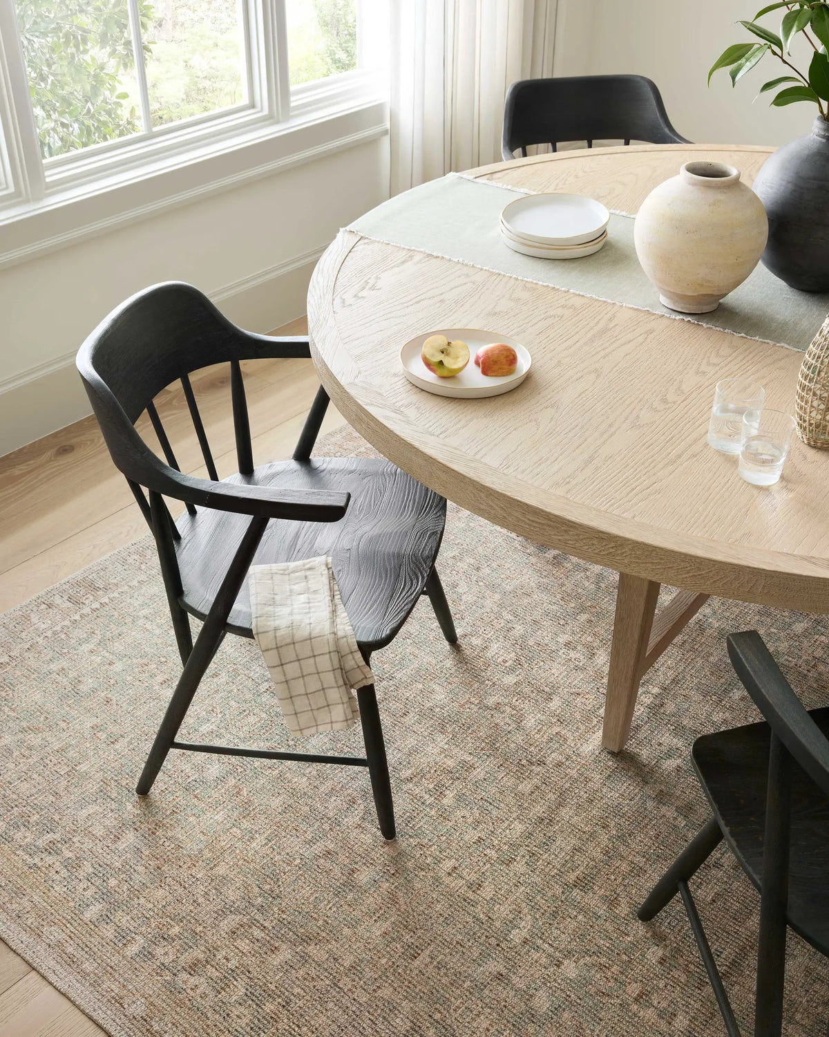 Aubrey AUB-04 Sage / Bark Area Rug by Angela Rose x Loloi
