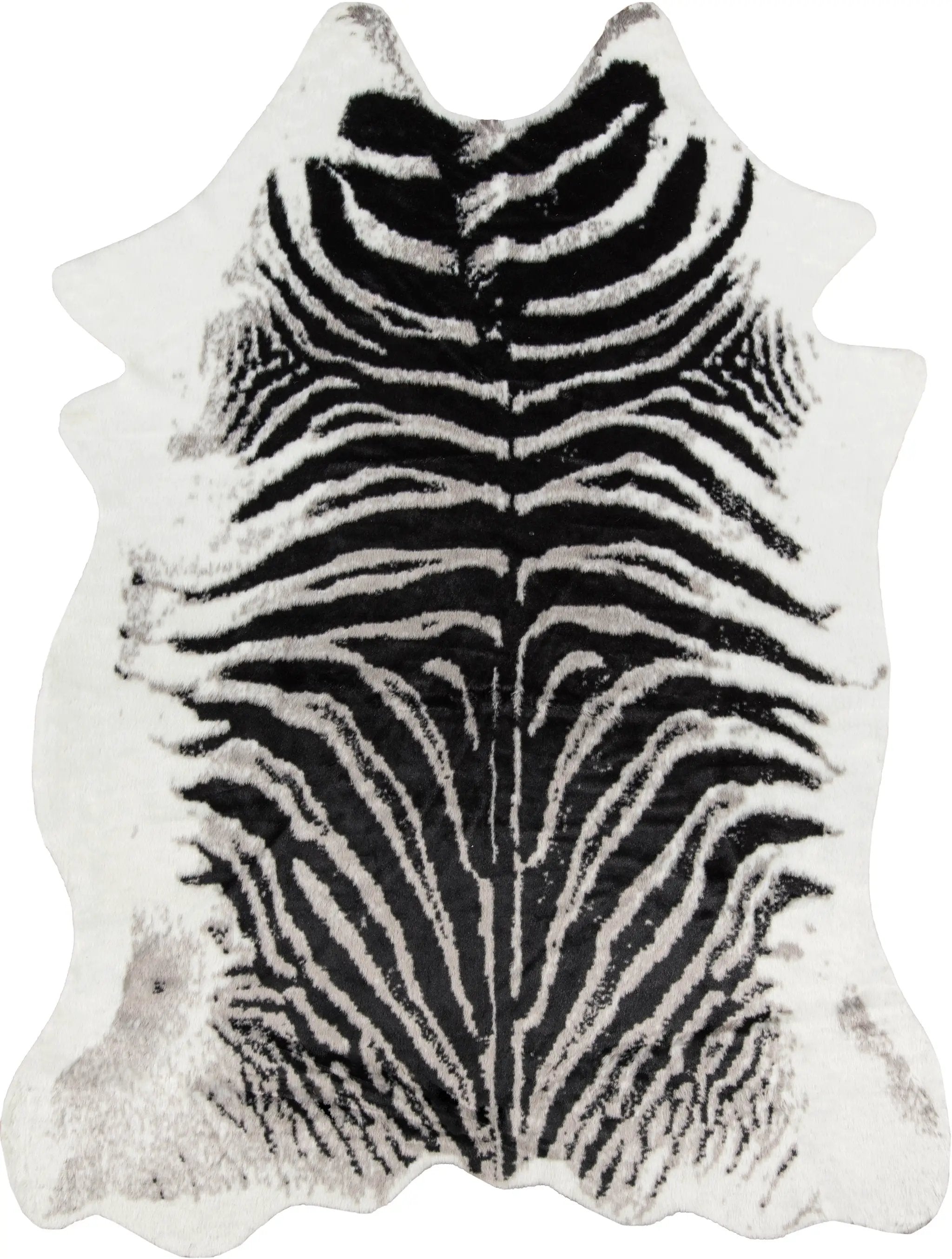 Acadia ACA-1 (Zebra) Black Area Rug by Erin Gates by Momeni