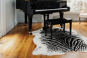 Erin Gates Acadia ACA-1 Black Zebra Print Area Rug by Momeni