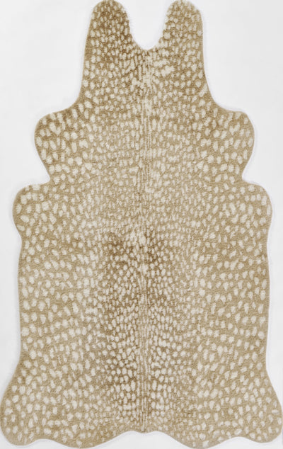 Erin Gates Acadia ACA-2 Beige Cheetah Area Rug by Momeni