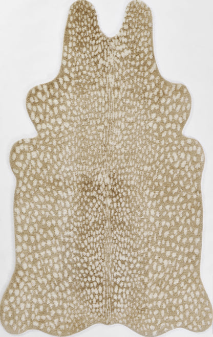 Erin Gates Acadia ACA-2 Beige Cheetah Area Rug by Momeni