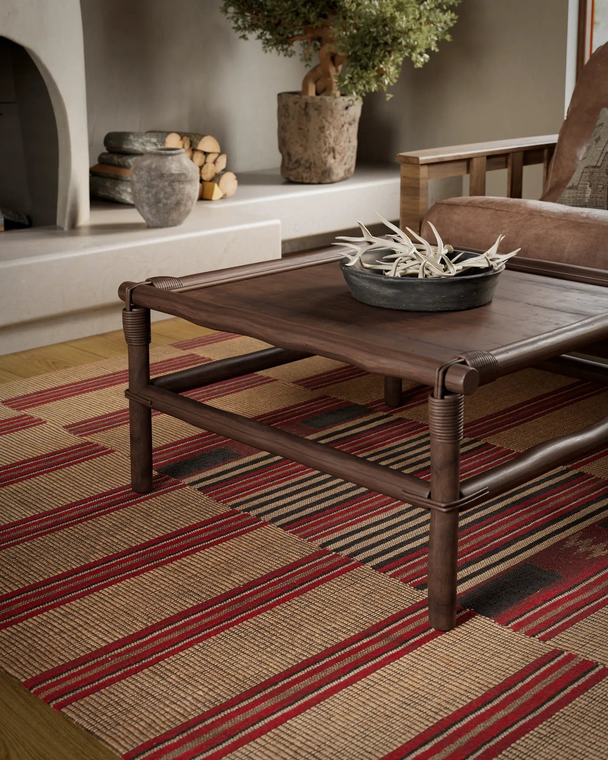 Adobe ADO-1 Red Area Rug by Momeni