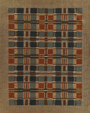 Adobe ADO-3 Hand-Woven Blue Area Rug