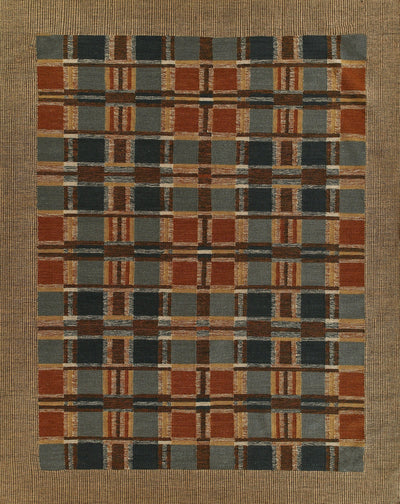 Momeni Adobe ADO-3 Blue Hand Woven Area Rug
