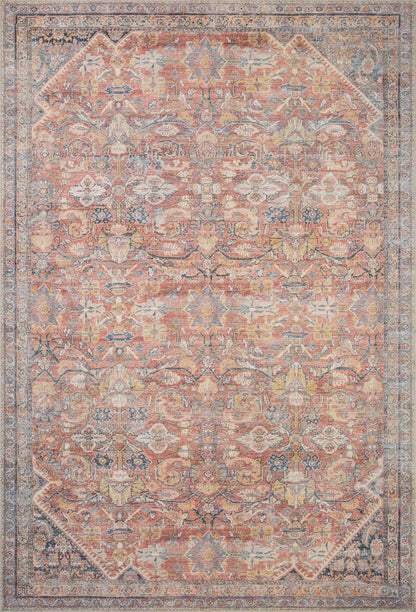 Loloi Adrian ADR-02 Rust / Denim Area Rug