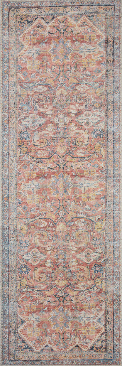 Loloi Adrian ADR-02 Rust / Denim Area Rug