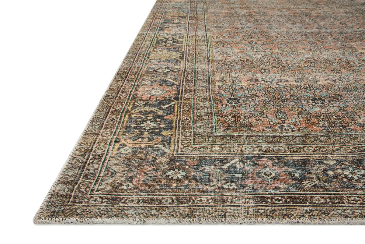 Adrian ADR-03 Terracotta / Multi Area Rug by Loloi