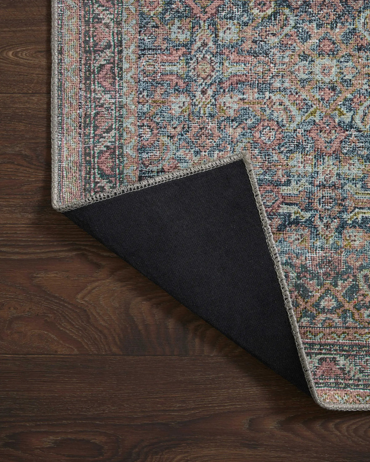 Adrian ADR-04 Denim / Multi Area Rug by Loloi
