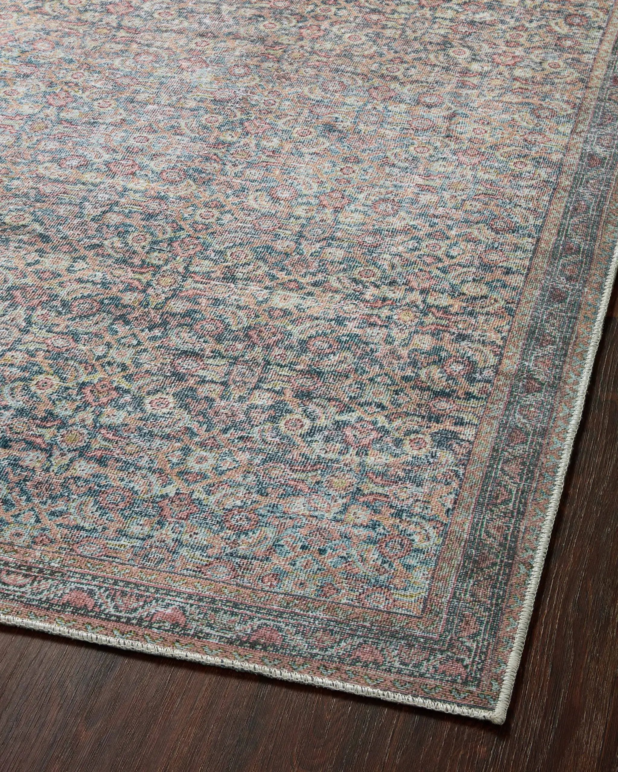 Adrian ADR-04 Denim / Multi Area Rug by Loloi