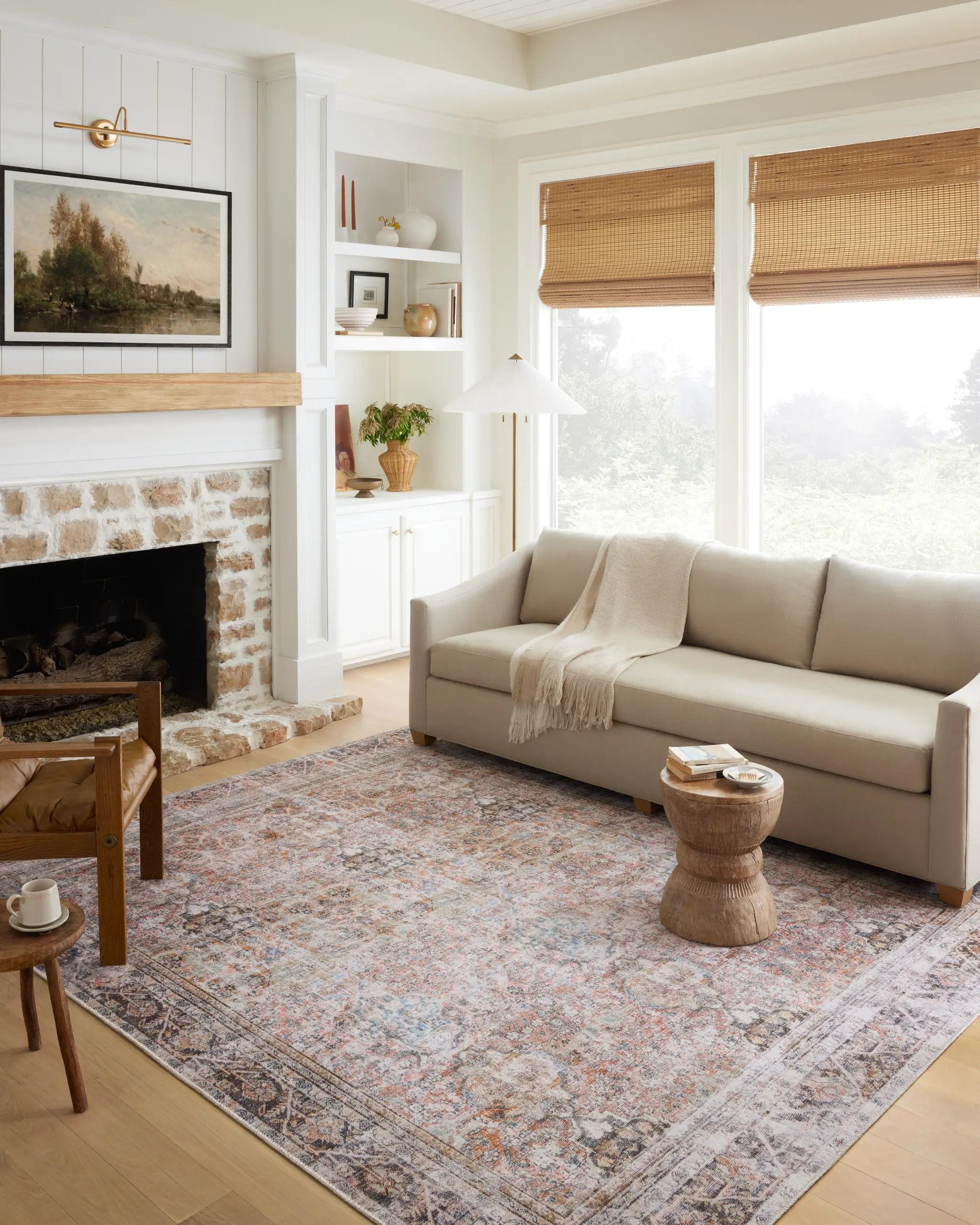 Adrian ADR-05 Sunset / Charcoal Area Rug by Loloi