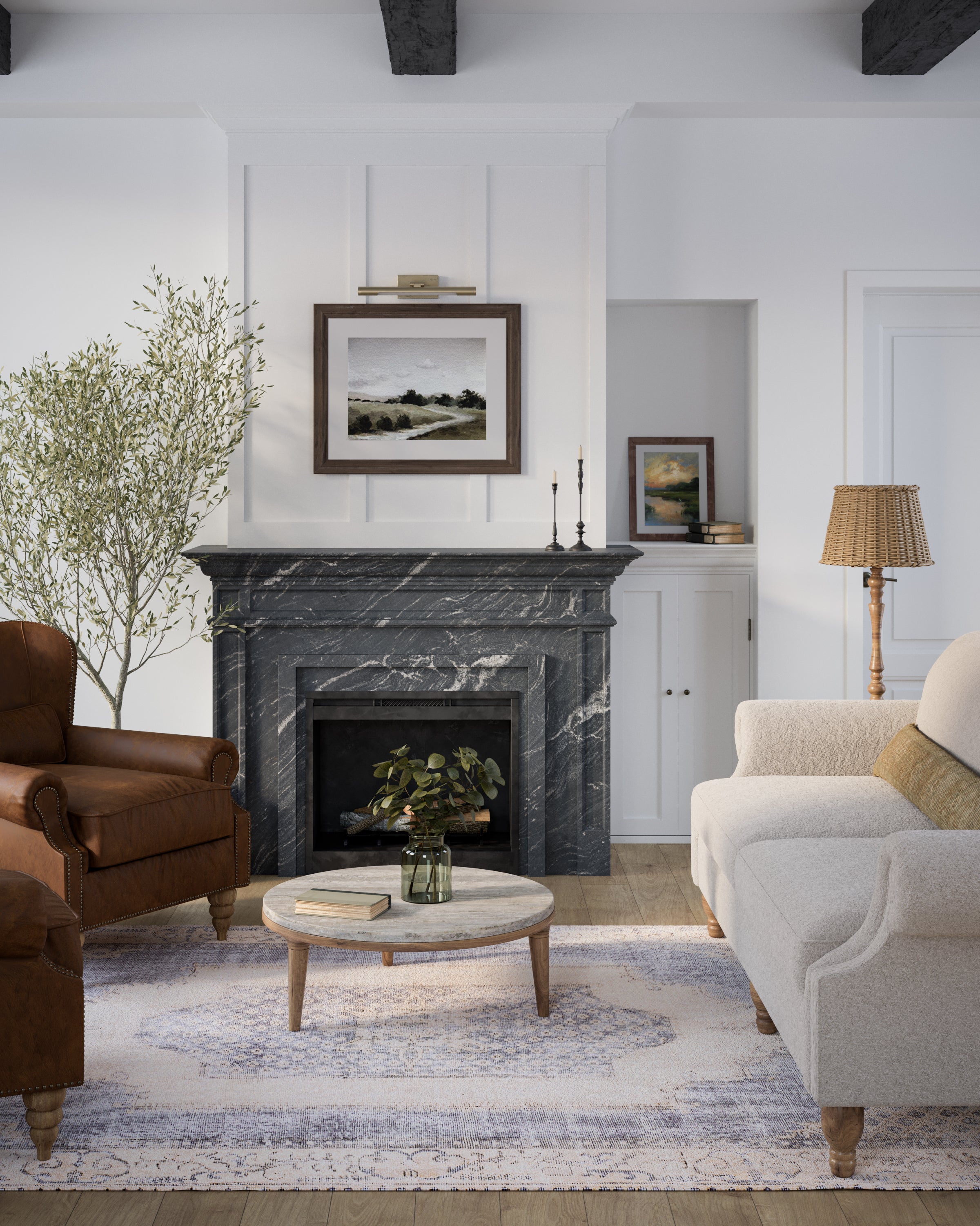 Momeni Afshar AFS-35 Denim Area Rug