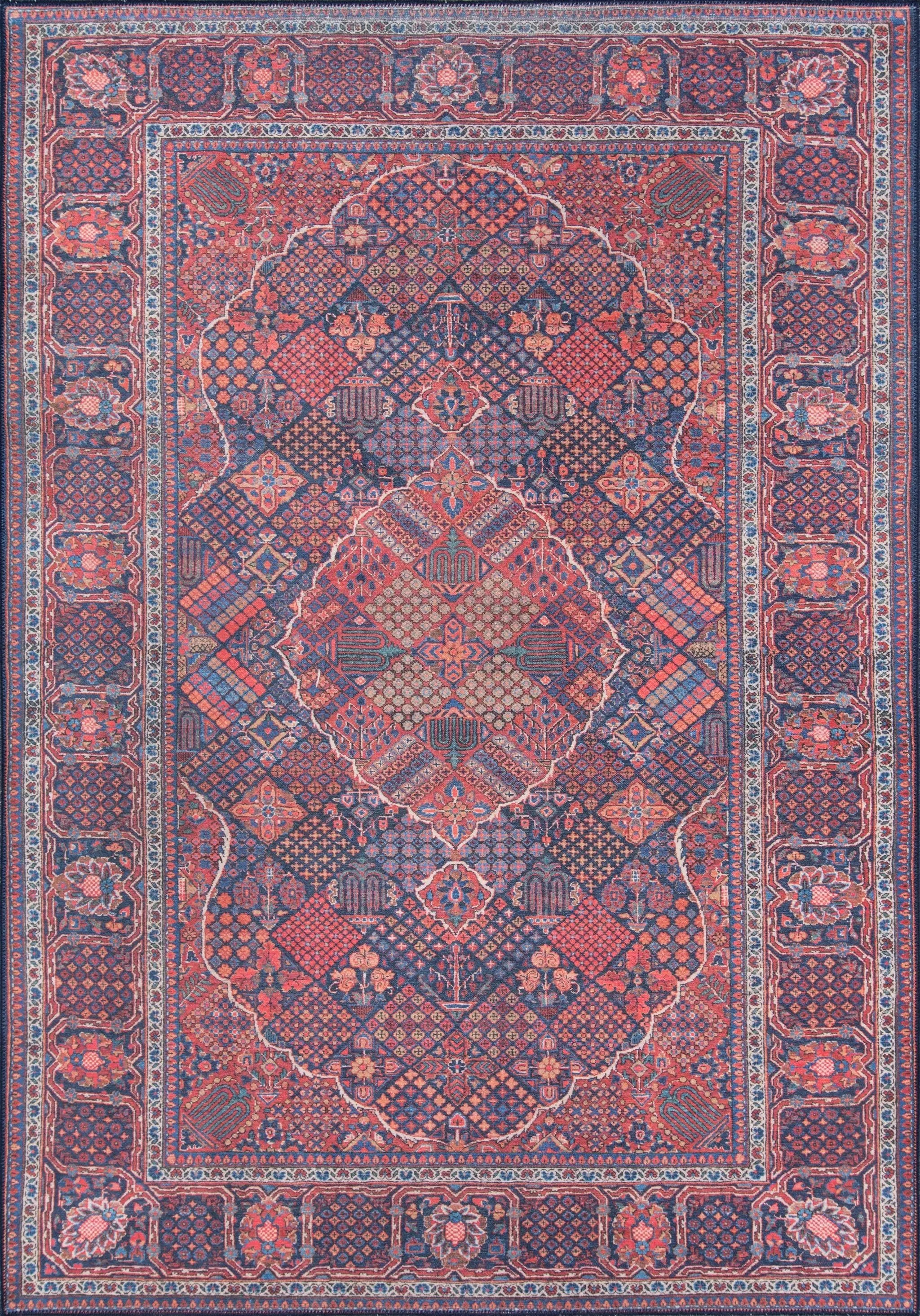 Afshar AFS10 Navy Area Rug by Momeni