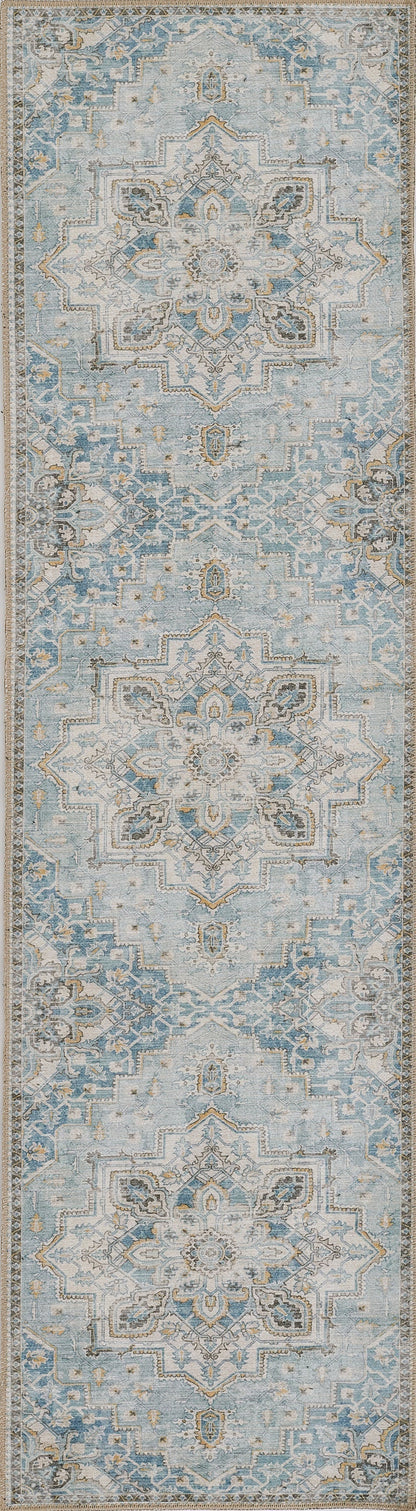 Momeni Afshar AFS32 Light Blue Area Rug
