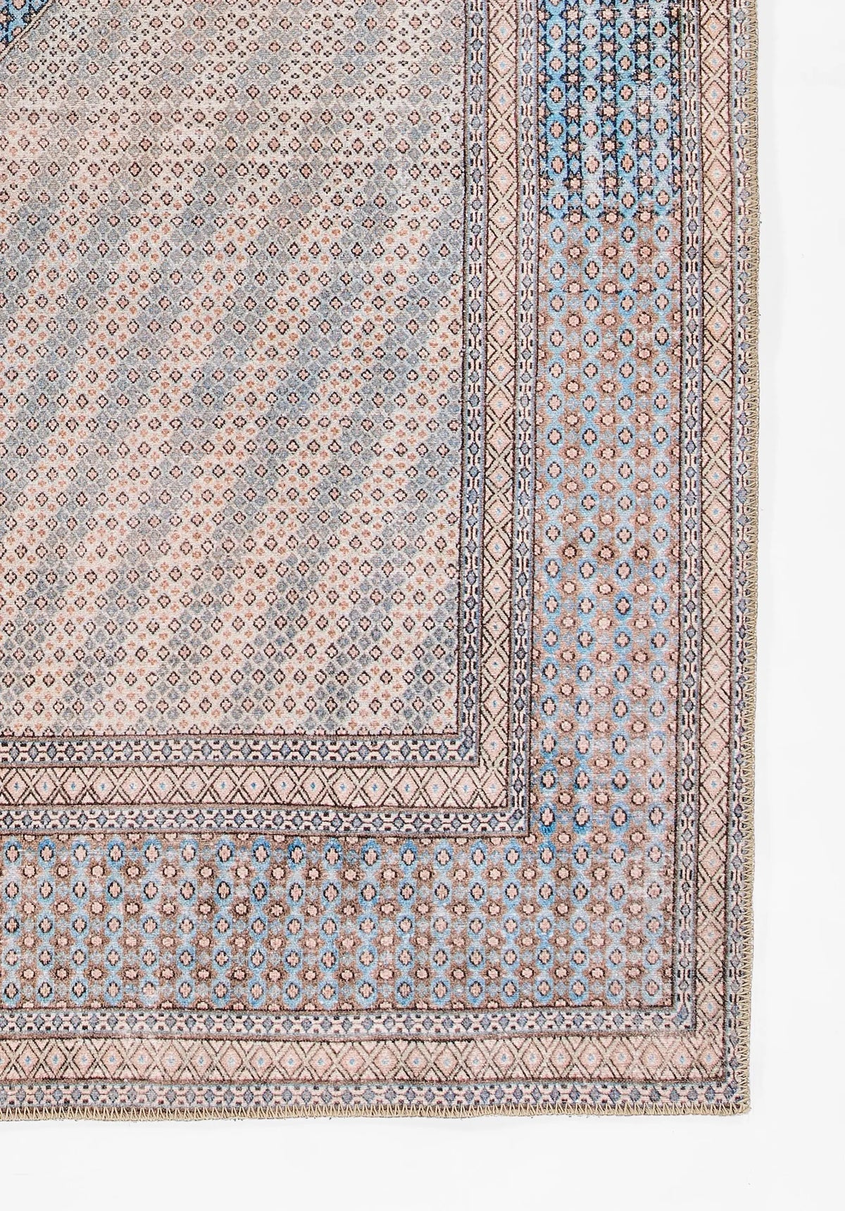 Afshar AFS34 Blue Area Rug by Momeni