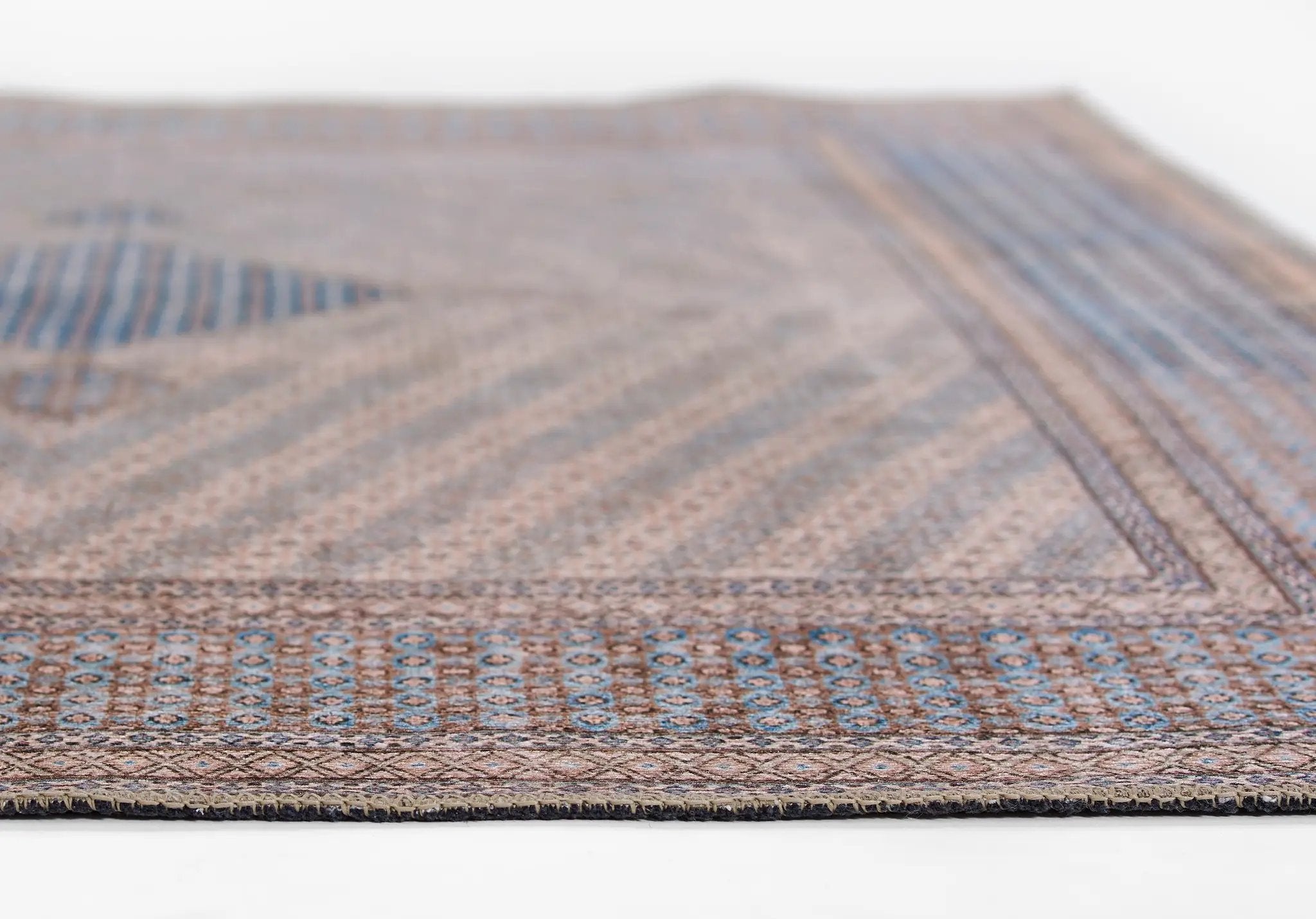 Afshar AFS34 Blue Area Rug by Momeni