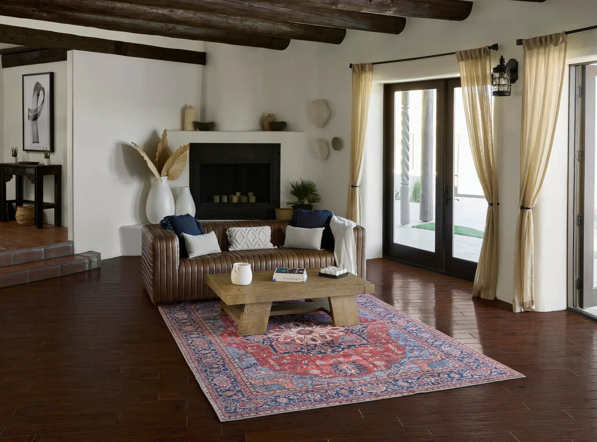 Afshar AFS37 Red Area Rug by Momeni