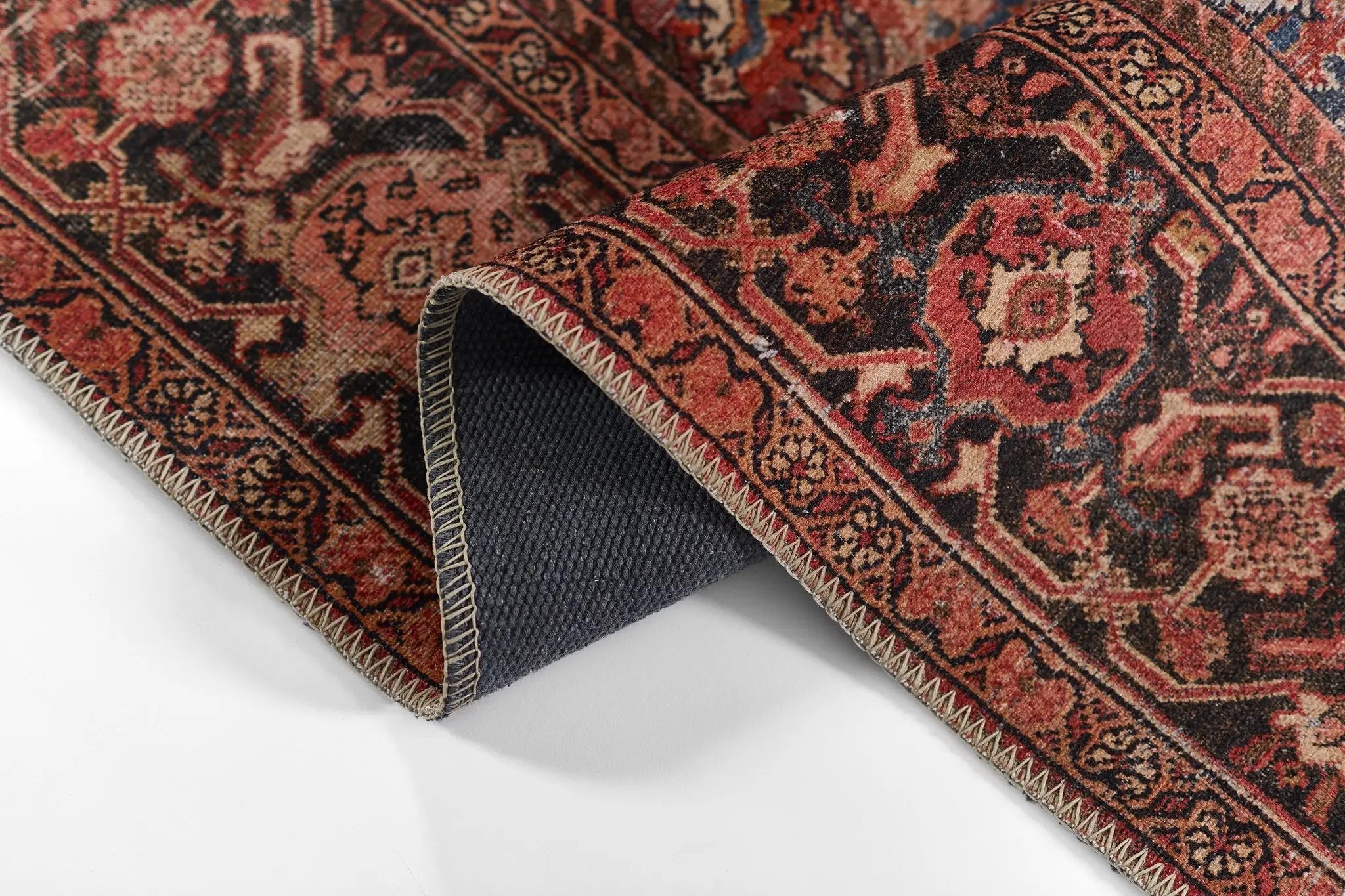 Afshar AFS44 Red Area Rug by Momeni
