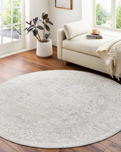 Aisha AIS-2309 Gray Area Rug by LIVABLISS