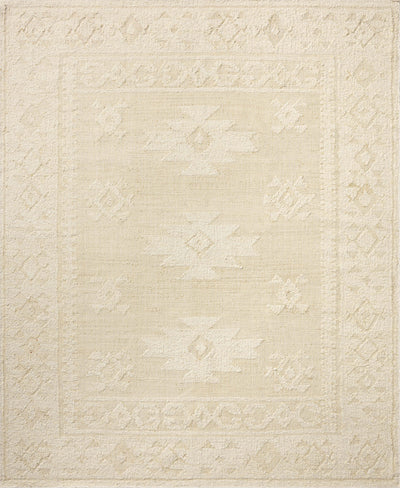 A stunning hand-woven wool area rug, the Alara ALR-01 Ivory / Natural Area Rug features refined ivory and warm natural tones for a polished look