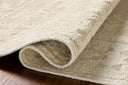 A stunning hand-woven wool area rug, the Alara ALR-01 Ivory / Natural Area Rug features refined ivory and warm natural tones for a polished look