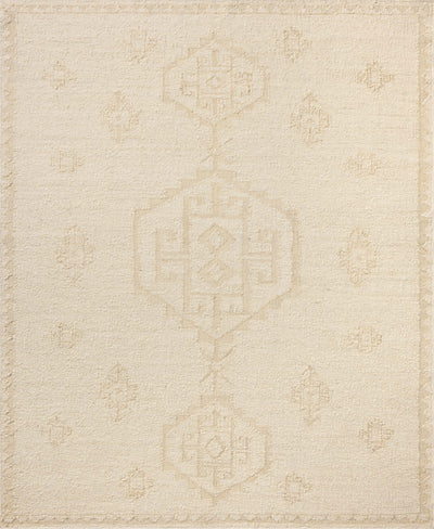 The Alara ALR-02 Ivory / Natural Area Rug delivers refined ivory and warm natural beauty in a hand-woven wool area rug