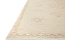 The Alara ALR-02 Ivory / Natural Area Rug delivers refined ivory and warm natural beauty in a hand-woven wool area rug