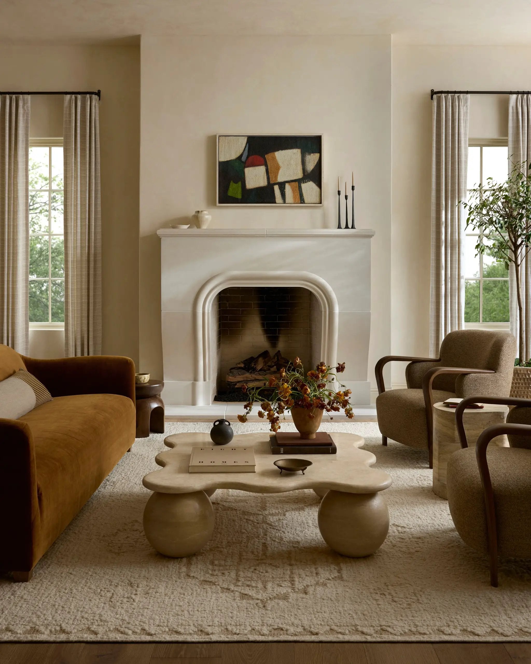 Alara ALR-02 Ivory / Natural Area Rug by Loloi
