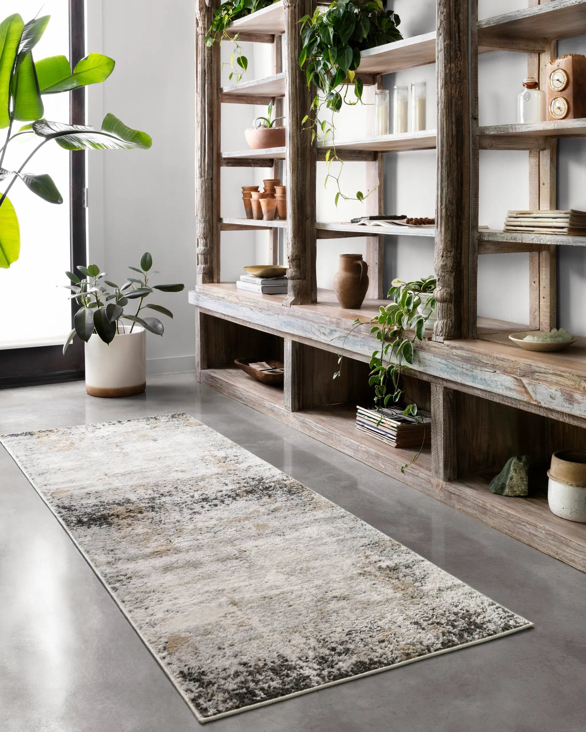 Alchemy ALC-02 Granite / Gold Area Rug by Loloi
