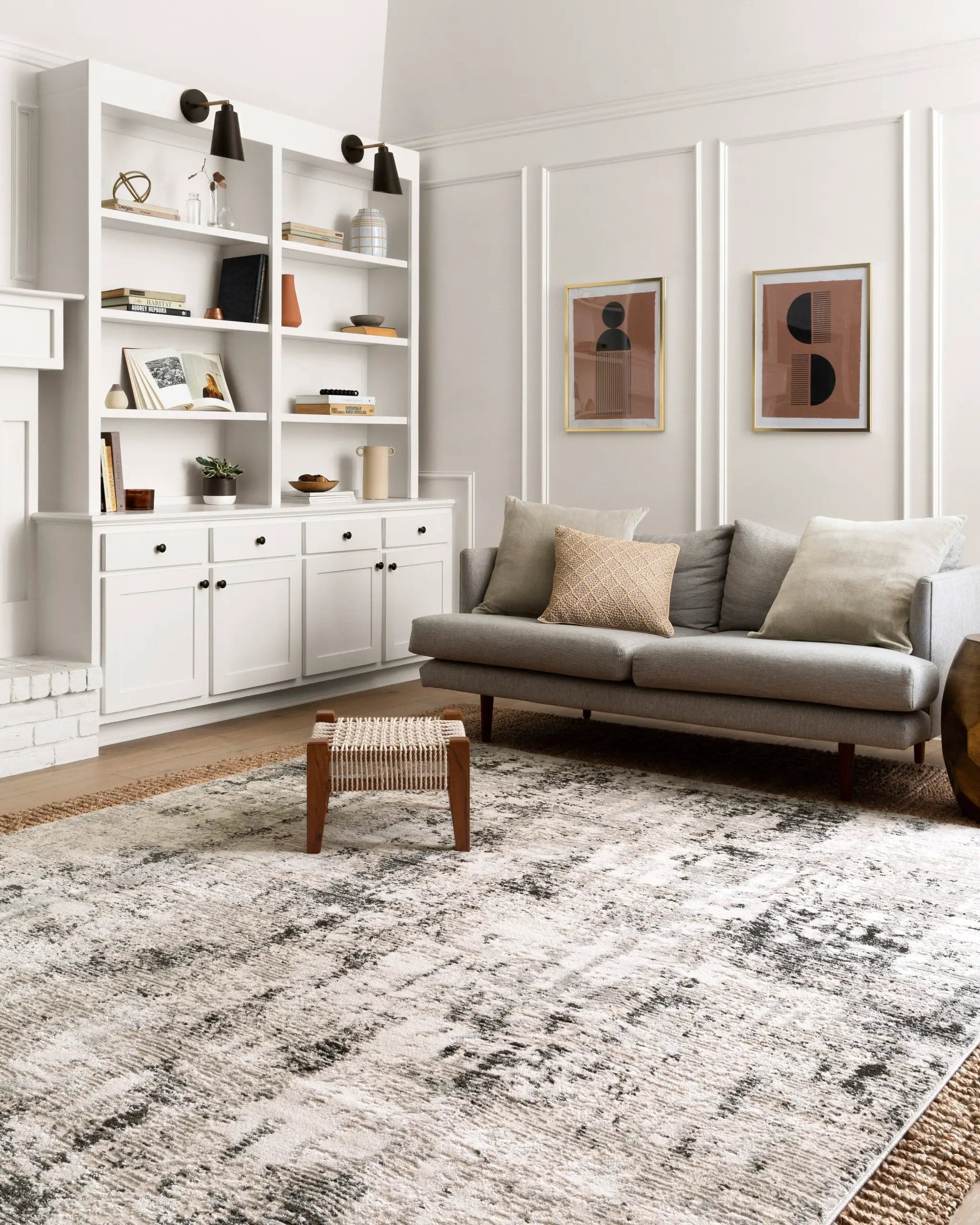 Alchemy ALC-04 Silver / Graphite Area Rug by Loloi