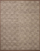 The Alina ALN-01 Bark Area Rug combines grounded bark tones with a hand-woven wool area rug for effortless elegance