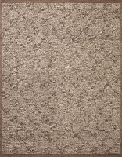 The Alina ALN-01 Bark Area Rug combines grounded bark tones with a hand-woven wool area rug for effortless elegance