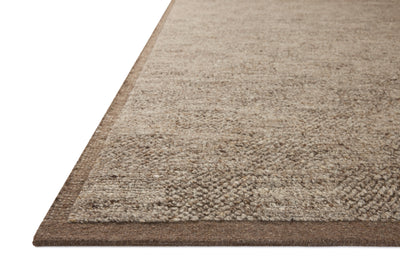 The Alina ALN-01 Bark Area Rug combines grounded bark tones with a hand-woven wool area rug for effortless elegance