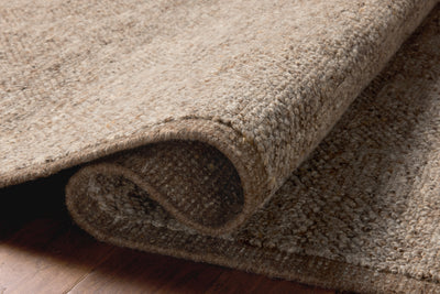 The Alina ALN-01 Bark Area Rug combines grounded bark tones with a hand-woven wool area rug for effortless elegance