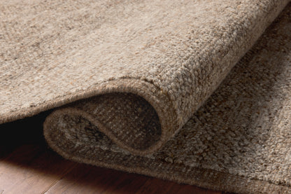 The Alina ALN-01 Bark Area Rug combines grounded bark tones with a hand-woven wool area rug for effortless elegance
