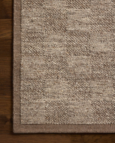 The Alina ALN-01 Bark Area Rug combines grounded bark tones with a hand-woven wool area rug for effortless elegance