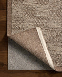 The Alina ALN-01 Bark Area Rug combines grounded bark tones with a hand-woven wool area rug for effortless elegance