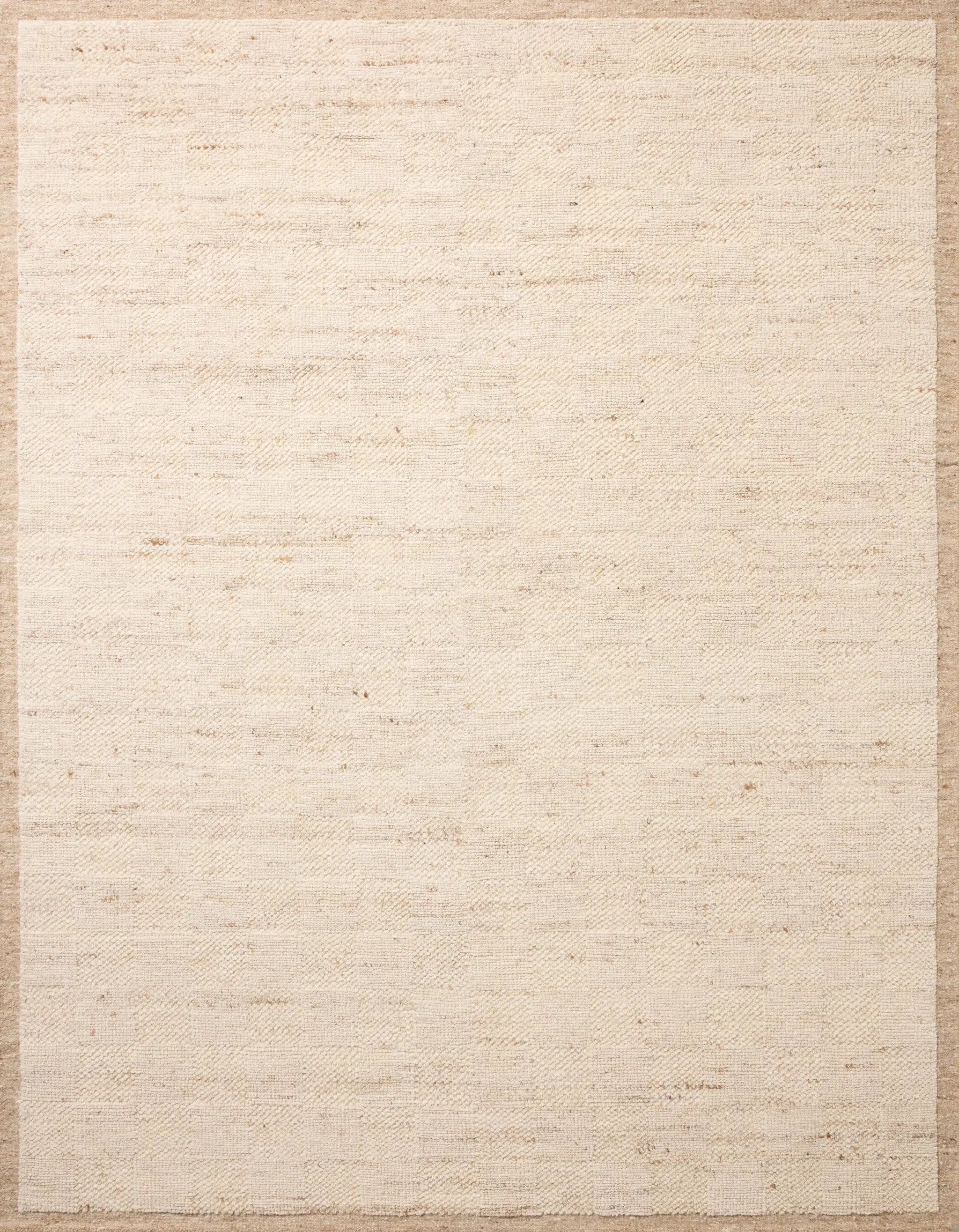 Rich in warm natural hues, the Alina ALN-01 Natural Area Rug is a hand-woven wool area rug built for style and comfort