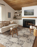 Angela Rose x Loloi Amira AMI-01 Ivory / Granite Area Rug
