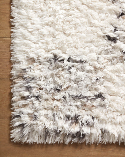 Angela Rose x Loloi Amira AMI-01 Ivory / Granite Area Rug