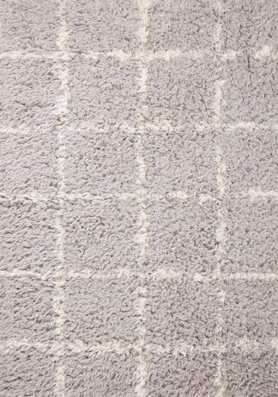 Amira AMI-04 Silver / Ivory Area Rug by Angela Rose x Loloi