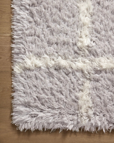 Amira AMI-04 Silver / Ivory Area Rug by Angela Rose x Loloi